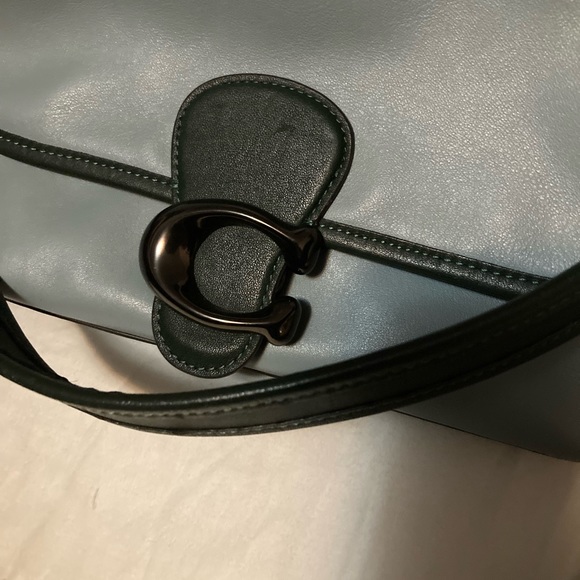 Coach bag.  Beautiful light green, seaweed color. EUC - Picture 10 of 15